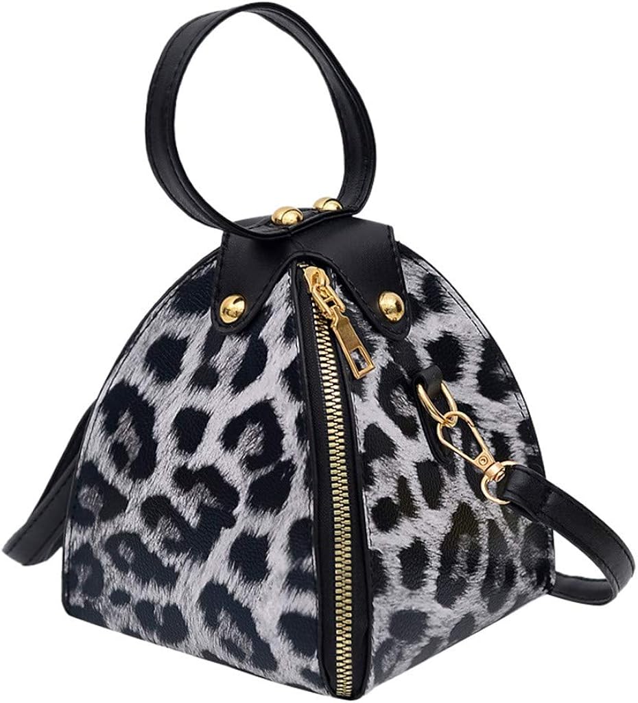 LEKODE Fashion Women' Leopard Print Shoulder Bag Ladies Trend Bag