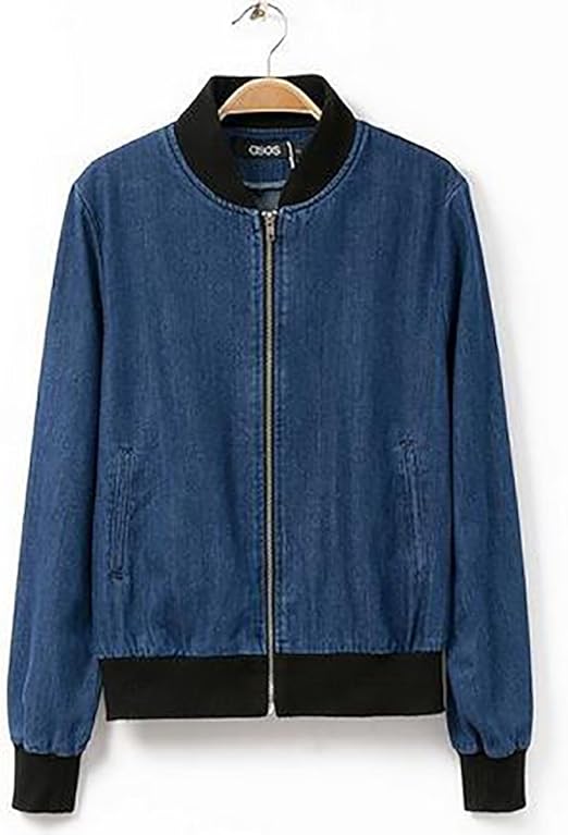 Amazon シック Chic レディース コーディネートに合わせやすい デニムジャケット アウター 普段使いに 可愛い きれいめ ストリートスタイル カジュアルスタイル 大人カジュアル コーディネート おしゃれ デイリー ファッション ブルー 青 ブラック 黒 限定