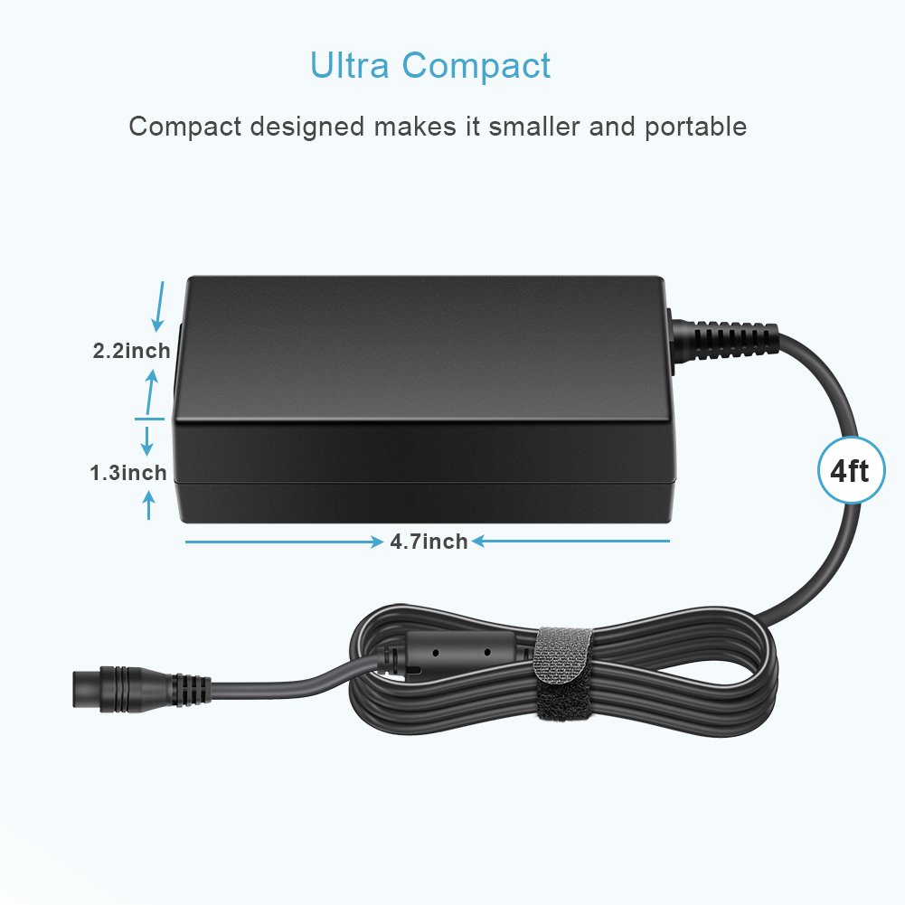 [UL Listed] Laptop Power Charger AC Adapter for Acer Chromebook 15 14 13 11 Cb3 Cb5 C720 C720p C730e C740 R11 Acer Aspire P3 P3-131 R14 R5-471T S7 S7-391 Iconia W700, 19V 2.37A 3.42A 45W 65W by Aisilk