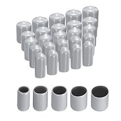 uxcell 25pcs Round Rubber End Caps