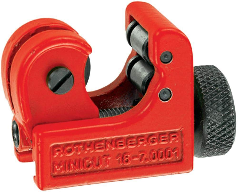 Rothenberger 70402 "Mini Cut II Pro" Plastic Pipe Cutter, Red, 6-22 mm