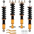maXpeedingrods Coilovers for Cadillac Escalade 2007-2013, for Chevrolet Avalanche/Suburban/Tahoe, for GMC Yukon XL 1500 2007-2009,Air Suspension Spring to Coil Sprimng Conversion Lowering Kit,Gold
