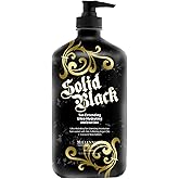 Millennium Tanning Solid Black Tan Extender Moisturizer Body Lotion Tattoo Enhancer with Argan Oils and Aloe Vera 18.25 Fl. Oz.