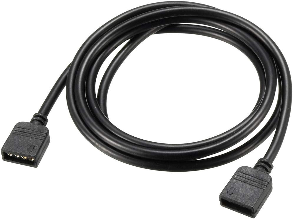 sourcing map RGB Splitter Cable Female to Female 4 Pin Extension Connector Cord Wire for 5050 3528 LED Light Strips 1M Length