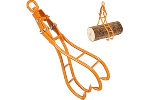 FRTZAL 28IN Log Tongs,Timber Claw Hook, Log Grapple for Logging Tongs,Log Lifting Tongs,4 Claw Log Tongs Lifting,Log in Timber Claw Hook, Eagle Claws Design Log Lifting Tongs Log Grabs
