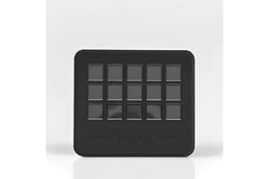 LICAEVEY Stream Controller with 15 LCD Keys, Studio Controller Gaming Keypad, Customizable Macro Deck for OBS, PC, Streaming 