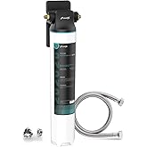 Frizzlife SW20 Under Sink Water Filter System, NSF/ANSI 53&42 Certified, 0.5 Micron Reduces 99.99% Lead, Chlorine, Bad Taste & Odor, Direct Connect Water Filter, 3 Years High Capacity, USA Tech