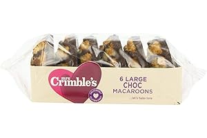Mrs Crimble's Free from 6 Large Chocolate Macaroons 250g - Pack of 6