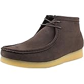 Amali Casual Chukka Boots for Men, High-Top, Lace Up Suede Men's Shoes, Desert Boots with Crepe Rubber Sole