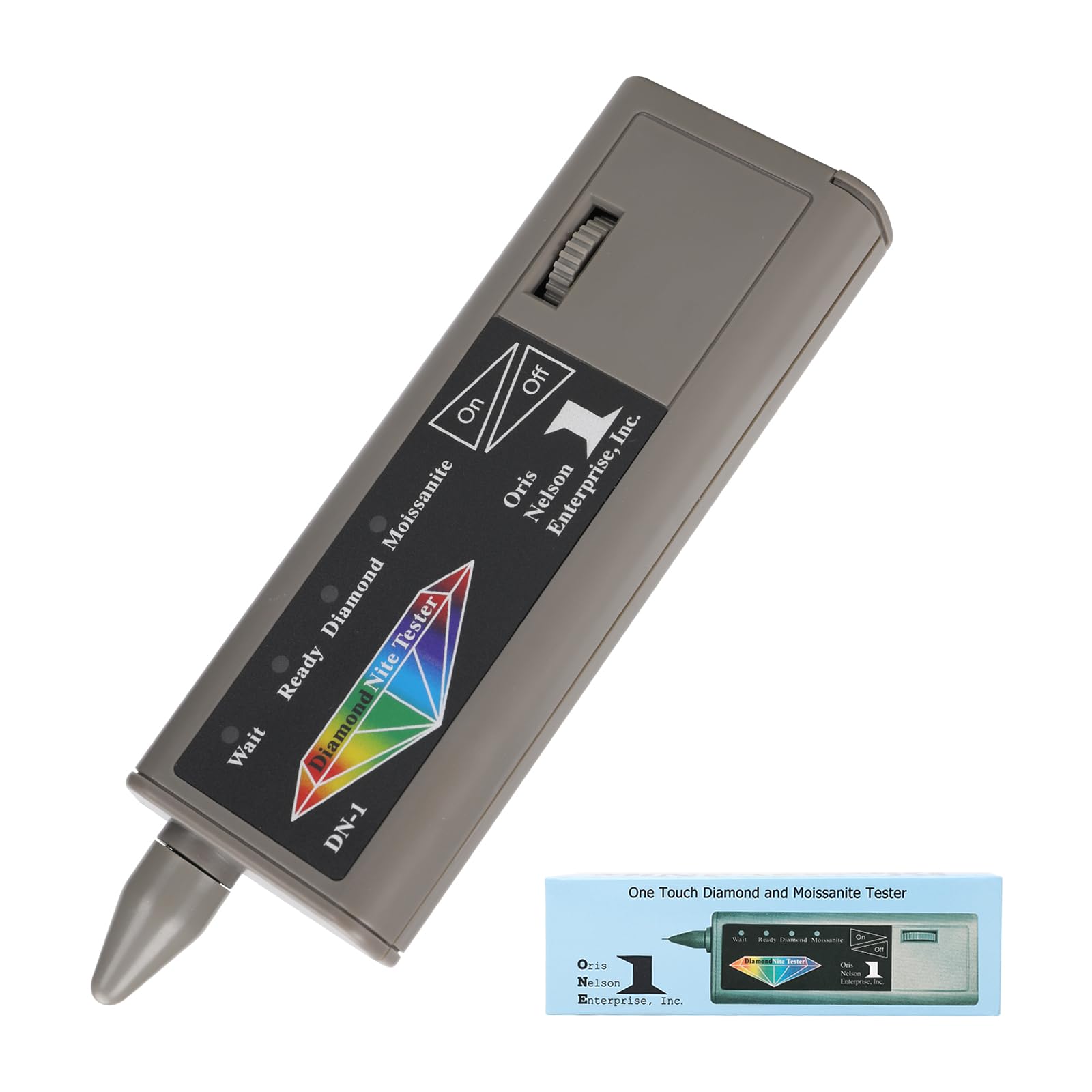 Photo 1 of 2-in-1 Diamond & Moissanite Tester Pen, Professional Real Diamonds Detector Moissanite Tester Pen,High Accuracy Diamond Tester Pen Jeweler Tool Gem Tester for Diamond Moissanite