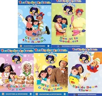Amazon Com The Big Comfy Couch 5 Pack Clown In The Round