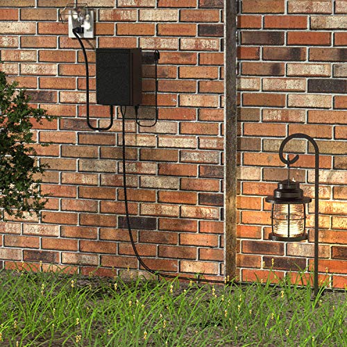 GOODSMANN Low Voltage Transformer 300 Watt with Timer, Photo Eye Sensor