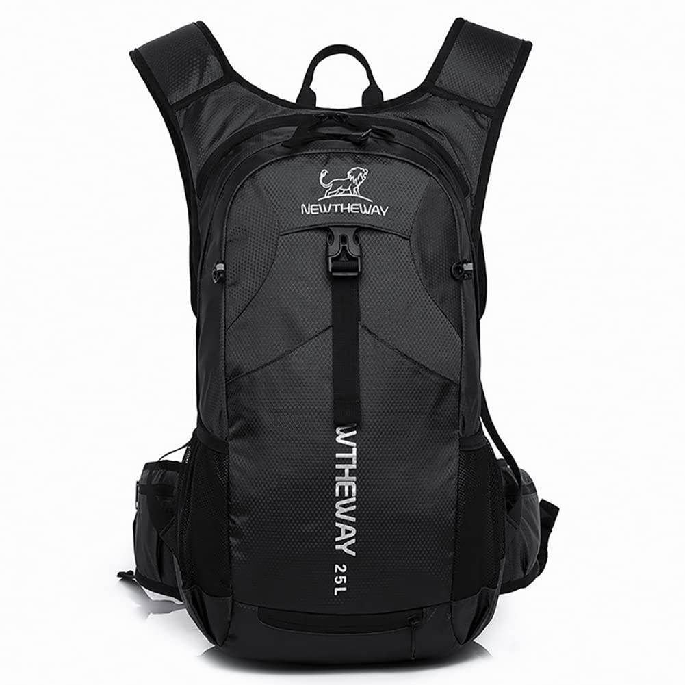 Veektac Cycling Hydration Backpack, 20L Waterproof Bike Backpack Breathable Rucksack for Outdoor Riding Running Travelling Hiking Trekking Climbing (Black)
