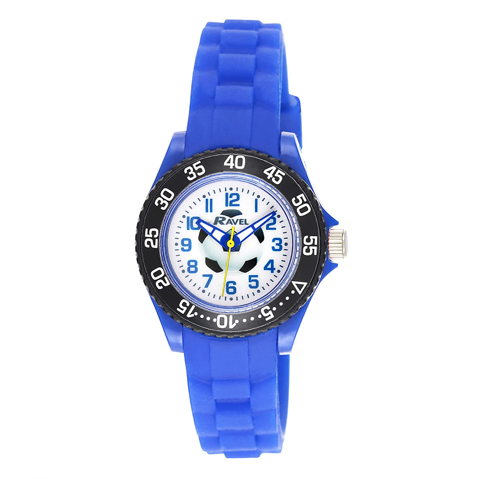 Ravel Football Crazy Silicone Strap Children's Easy Read Watch