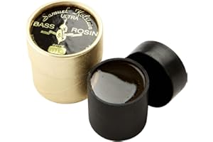 Kolstein Ultra Formulation Supreme Bass Rosin Hard KR-013 Low Powdering and Smooth, Easy Bowing Rosins, Resin