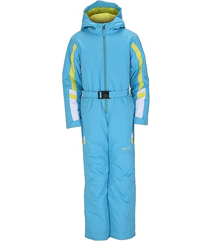 Kids' Heavyweight 1-Piece Snowsuit - Windproof Winter Jumpsuit With Removable Hood For Boys & Girls