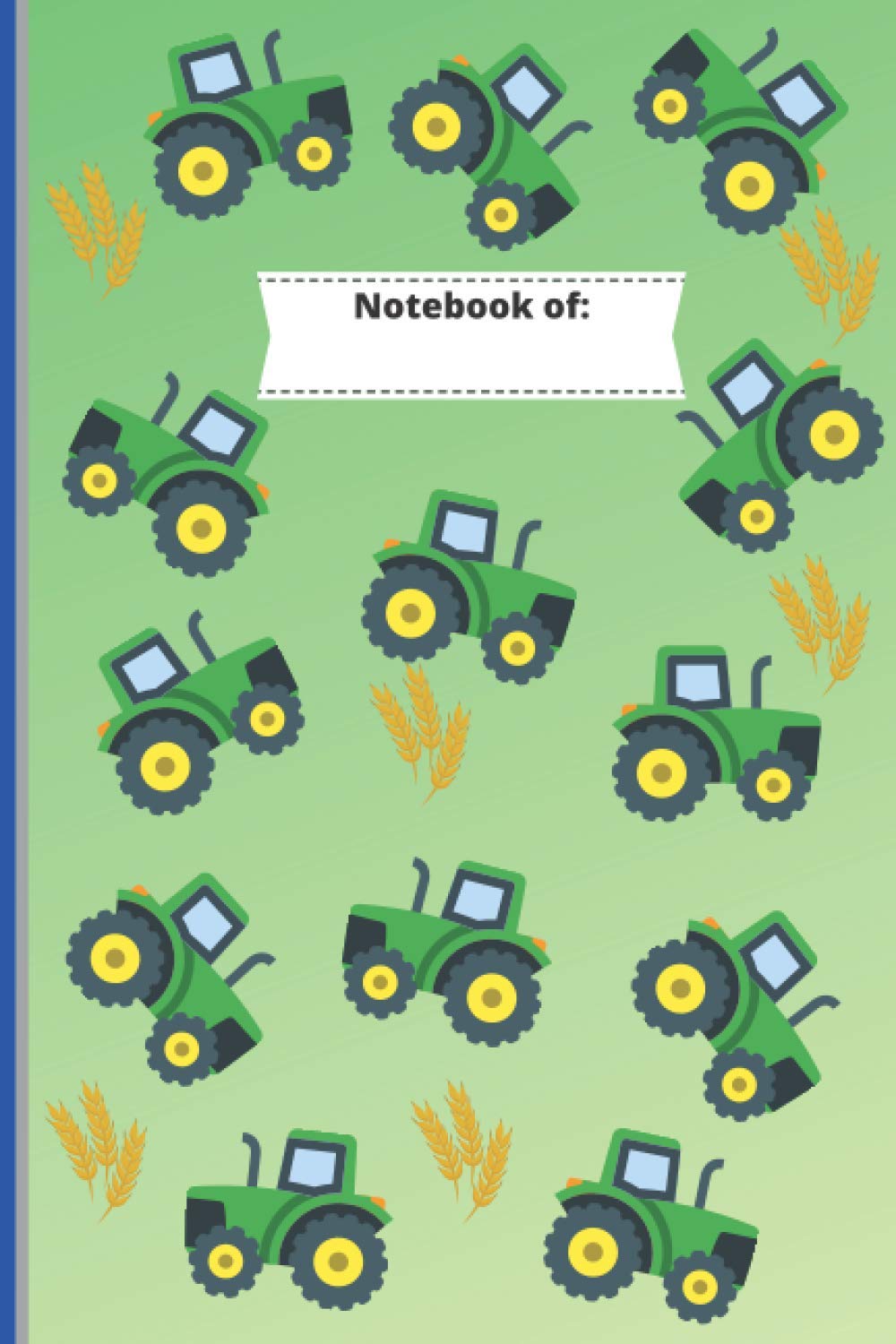 Preppy Notebook: Tractor Themed Notebook - 6 x 9 in Journal for Boys and Girls - 120 Pages of Wide Ruled Lined