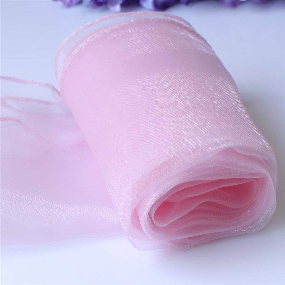 Best pink sheer table runner