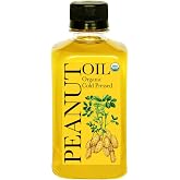 Daana Peanut Oil: CERTIFIED USDA ORGANIC, EXTRA VIRGIN, COLD PRESSED (12 oz)