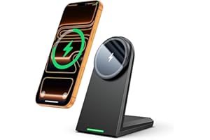 NANAMI 25W Max Magnetic Wireless Charging Stand for iPhone 17 16 15 14 13 12 & Google Pixel 10 Series – Fast Magnetic Phone C