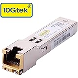 SFP to RJ45 Copper Module - 1000BASE-T Mini-GBIC Gigabit Transceiver for Cisco GLC-T/SFP-GE-T, Ubiquiti UF-RJ45-1G, D-Link, Supermicro, Netgear, TP-Link, Broadcom, Linksys, up to 100m
