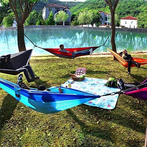 kaige Hängematte Double Licht Camping Hängematte mit Tragetasche Hammock Outdoor Indoor Hause schlafen Schaukel WKY – Bild 5