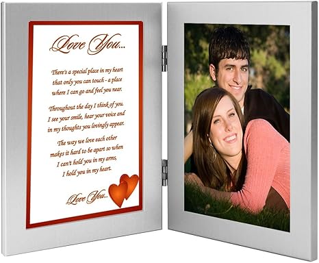 Amazon Com Romantic Love You Gift Anniversary Or Birthday Poem Frame Add Photo Posters Prints