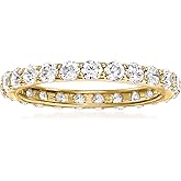 Ross-Simons 1.25 ct. t.w. CZ Eternity Band in 14kt Yellow Gold