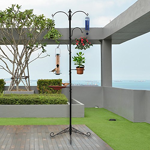 Gray Bunny Gb 6888 Premium Yard Tree Metal Stand Bird Feeding