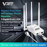 Vonets VAR1200-H Repeater 1200Mbps Dual Band 2.4G 5G POE WiFi Extender view 3