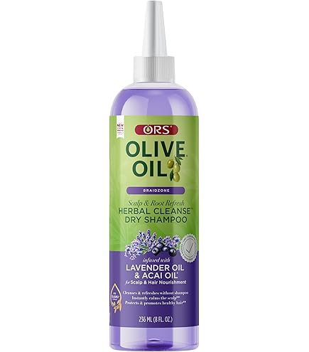 Amazon.com : ORS Olive Oil Braidzone Herbal Cleanse Dry Shampoo