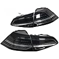 IXICZXLT Taillights Assembly Full LED Dynamic Tail Lights Turn Signal Lamp Fit ，Compatible for VW Golf MK7/7.5 GTI GTD R 2013-2020