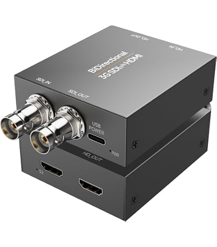 【良品】BiDirectional Micro Converter コンバーター Amazon.com: Blackmagic Design Micro Converter BiDirectional SDI