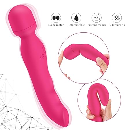 Aivrobta Vibratoren Dual Motor Stimulator und G-Punkt Vibrator Massigerät für Sie Parre Stimulation Wasserdichte mit Silikon 