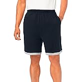 KingSize Men's Big & Tall Hang-Down Lightweight Jersey Shorts