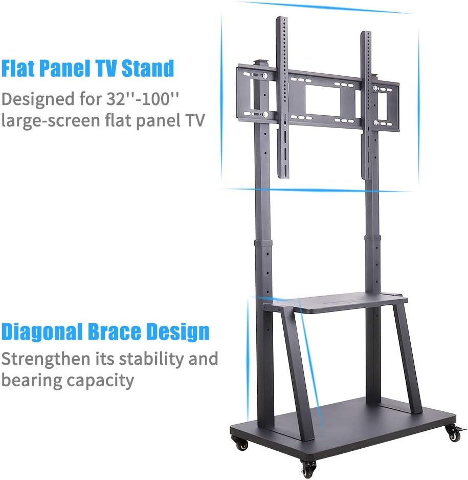 UNHO Mobile TV Stand with Castors - Image 4