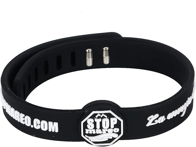 Stop Dizziness and Nausea, AntiDizziness Bracelet. (L, Black) (Black