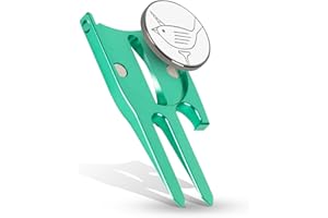 Birdicorn Golf Divot Repair Tool & Golf Ball Marker 6-in-1 Golf Divot Tool