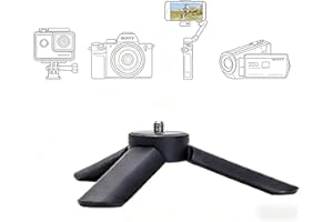 Mini Tripod for DJI OSMO Pocket 3 & 2,Portable Lightweight Tabletop Stand with Comfortable Grip,Selfie Stick & Mount for DJI 