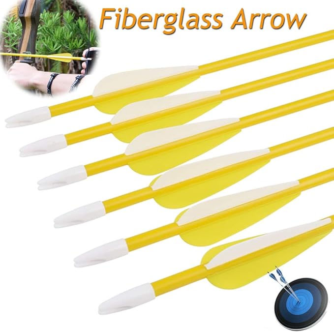 24 26 Inch Fiberglass Arrow Archery Target Arrows