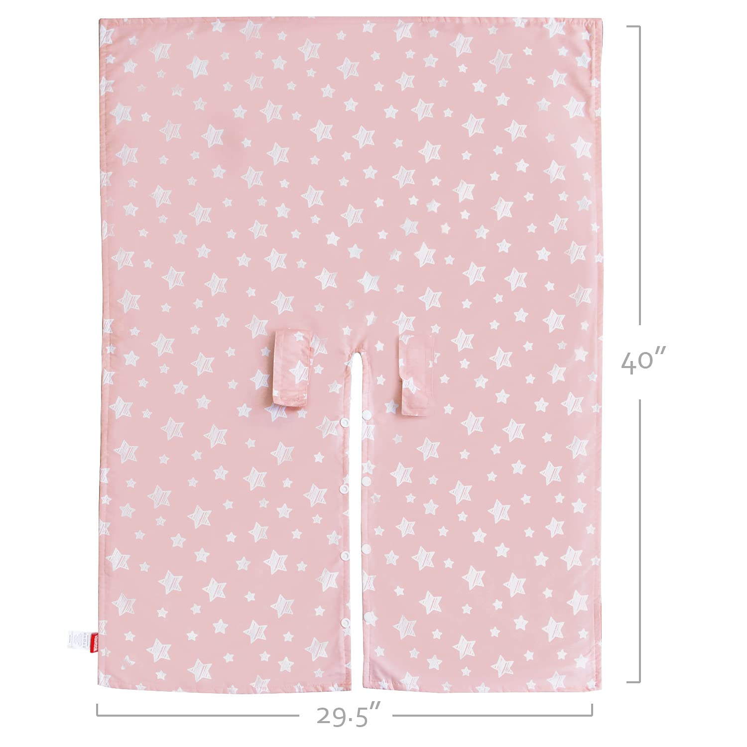 Infant Car Seat Canopy Pink for Baby Girls, 2 in 1 Carseat Covers for Babies, Soft Minky Plush Backing Baby Car Seat Cover, Nurisng Cover Up for New Mom