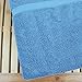 Luxury Hotel & Spa Quality, Quick Dry 100% Turkish Cotton 700 GSM, Eco Friendly Towel, for Bathroom Oversize Dobby Border Bath Towels 35 X 70 (Bath Sheet Single Towel Set of 1, Wedgewood)