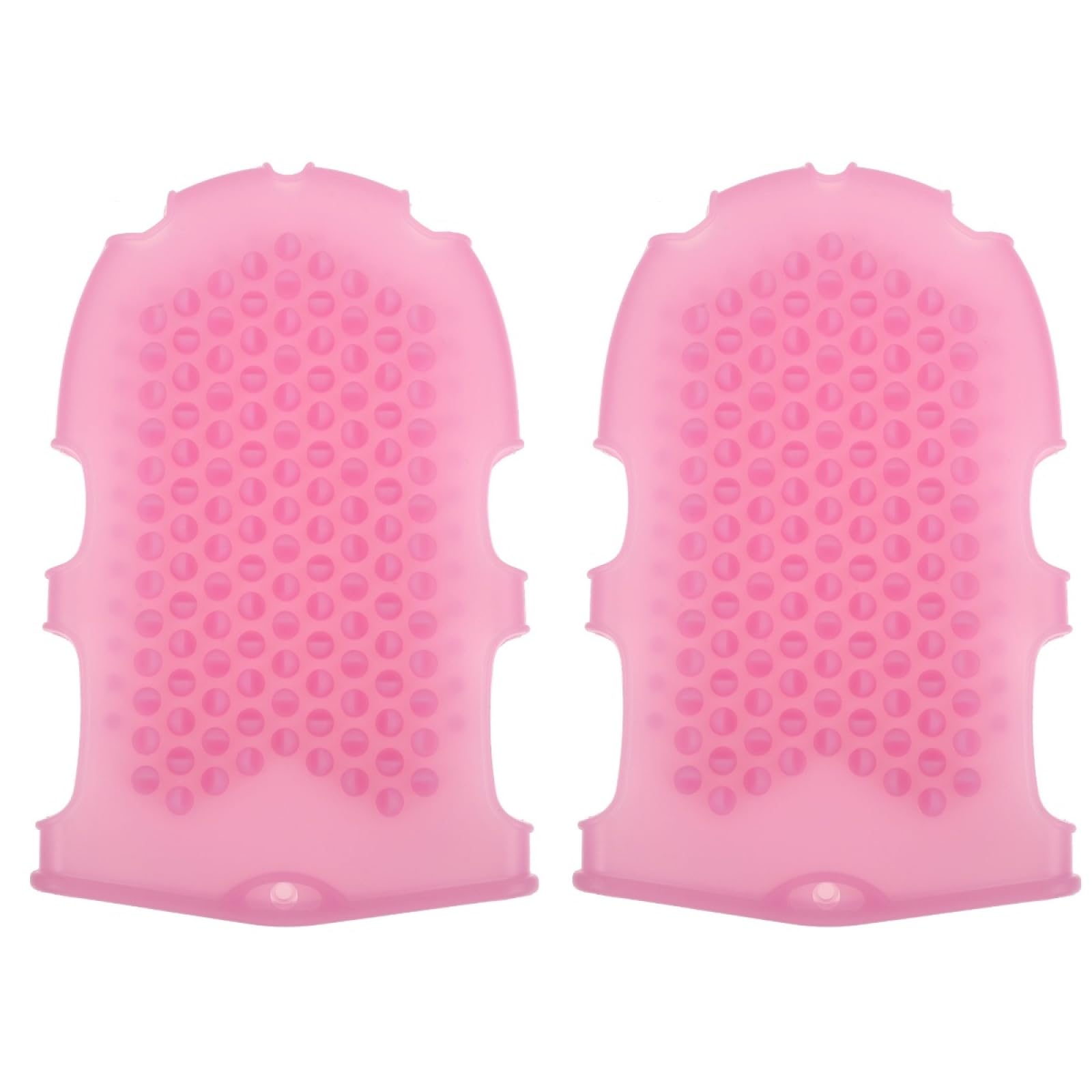FOMIYES 2pcs Silicone Scrubbers Bath Brush Glove Bath Brush Body Wash Scrubber Silicone Gloves Back Body Shower