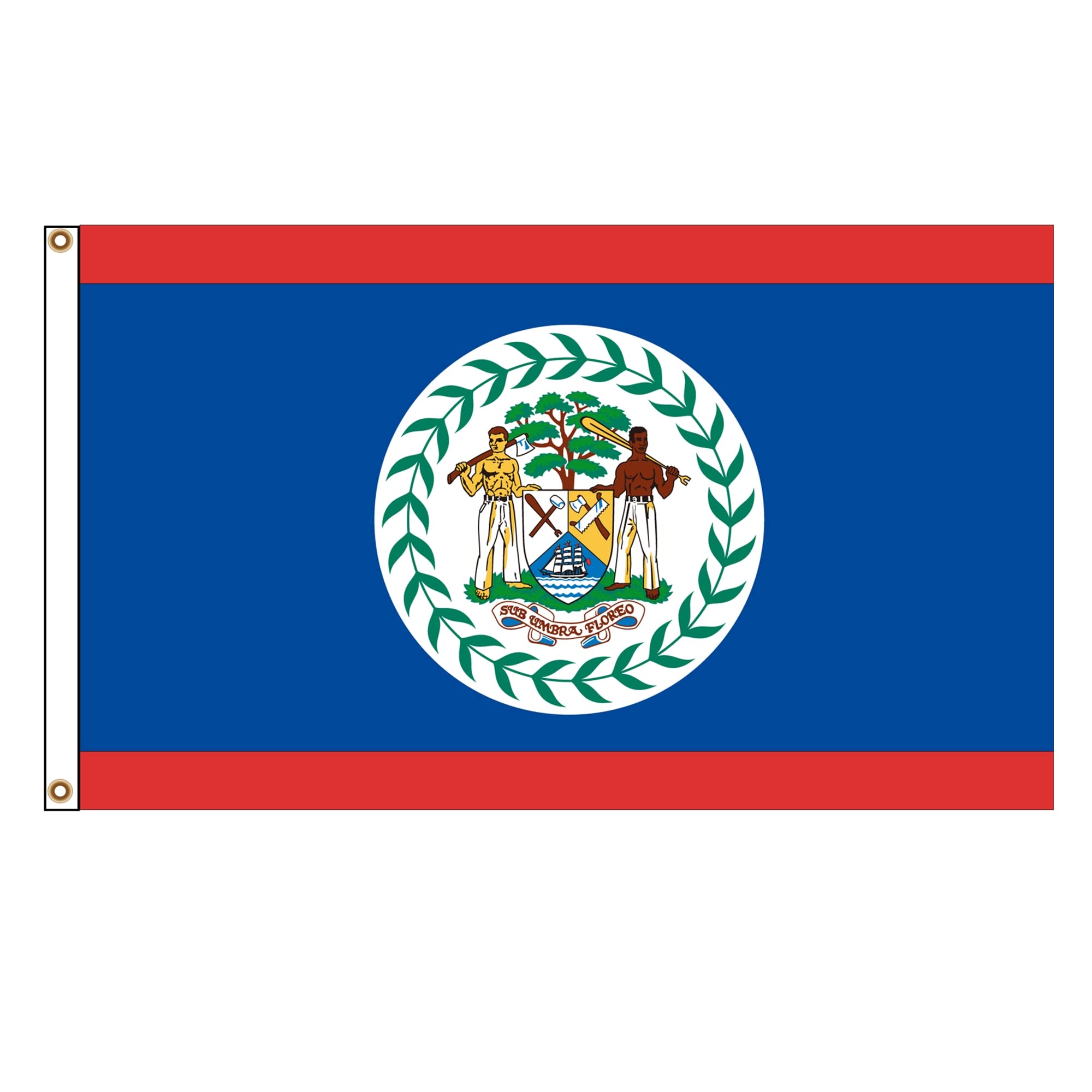 PinkDisplay North America flag (Belize)3x5ft(90x150cm) eyelets and double stitches