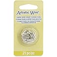 Artistic Wire Large Gauge Crimp Tubes Variety Pack, Tarnish Resistant Silver Plated, for 12, 14, 16 ga Wire, 21 pc