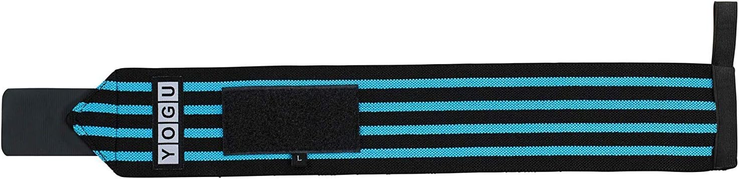 YOGU Wrist Wraps with Thumb Loops Wrist Support Braces for Heavier Weight Lifting Xfit Powerlifting Crossfit Strength Training Gym Workouts Bodybuilding Wrist Straps 18" Pair with Free Carry Bag : Sports & Outdoors