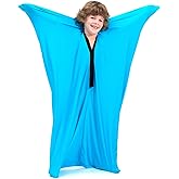 SANHO Sensory Sock Body Sock,Large,Perfect for Children with Sensory Processing Disorder,Updated Version,Bright Blue