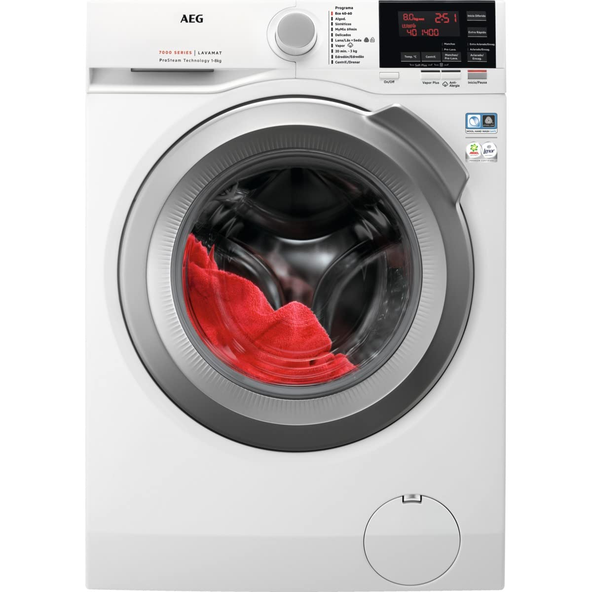 AEG-L7FEG842O-Lavadora-de-Libre-Instalacion-Carga-Frontal-8-Kg-1400-rpm-Serie-7000-Motor-Inverter-Funcion-Vapor