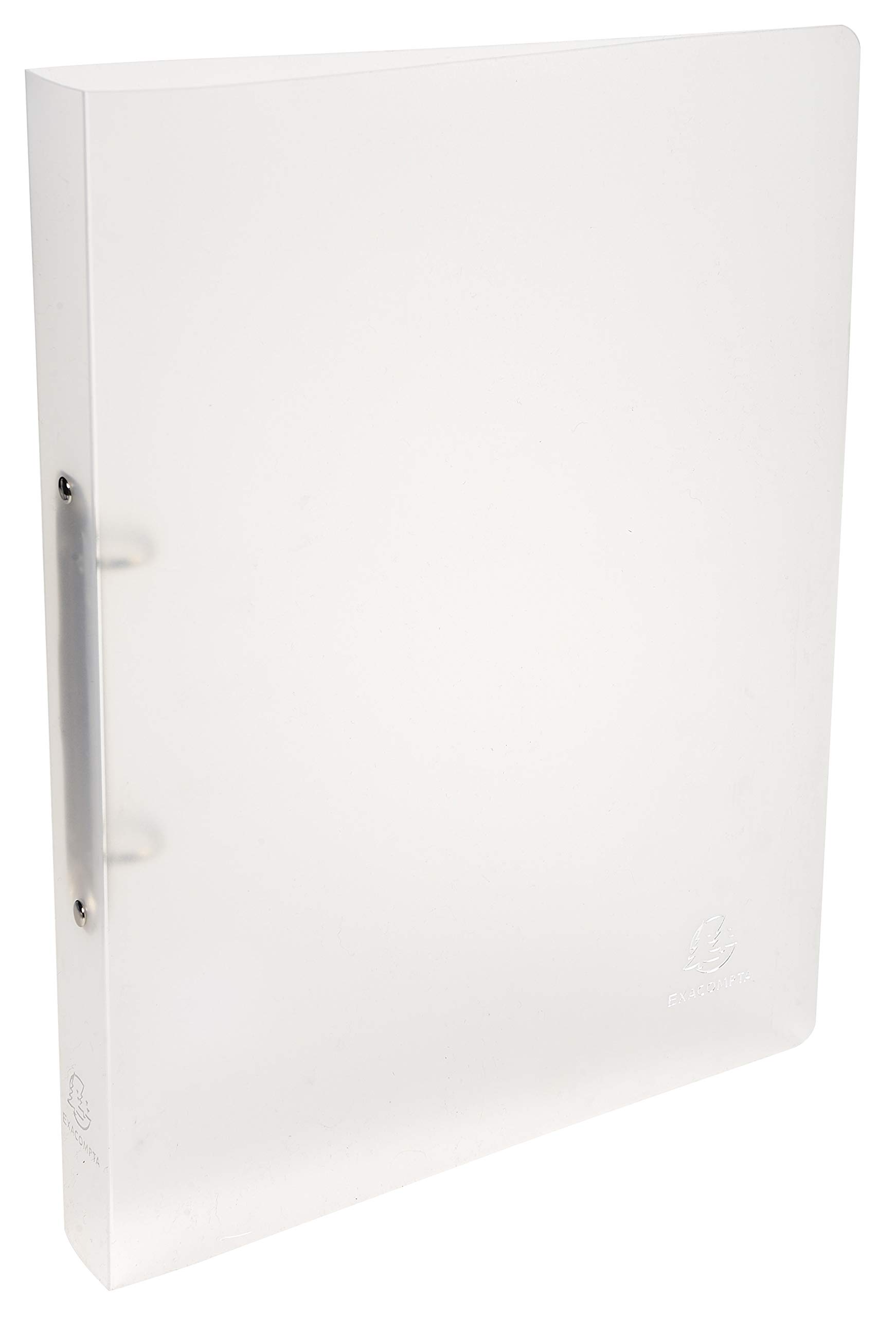 Exacompta - Ref. 54469E - 1 semi-rigid translucent PP binder - 2 round rings, diameter 20 mm - Spine 30 mm - External dimensions: 32 x 25 cm - Format to file A4 - 5 random colors