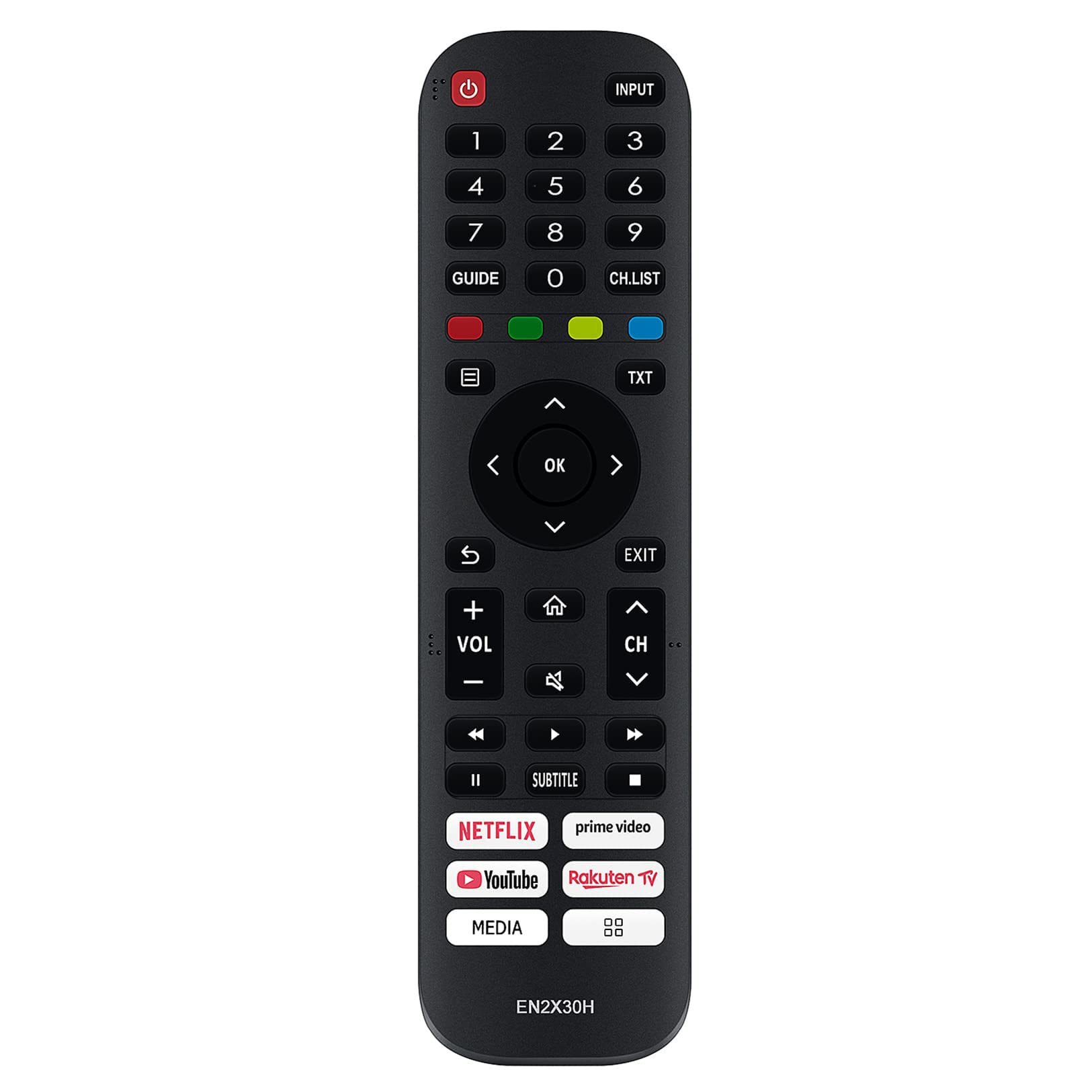 VINABTY EN2X30H Replacment Remote Control Fit for HISENSE TV